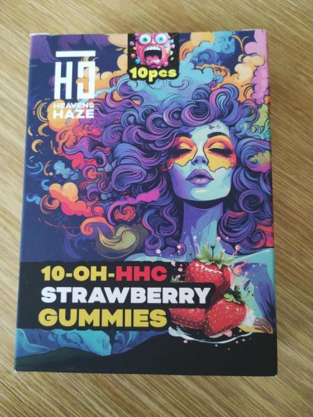 HEAVENS HAZE Gummies Strawberry 10-OH-HHC 10ks