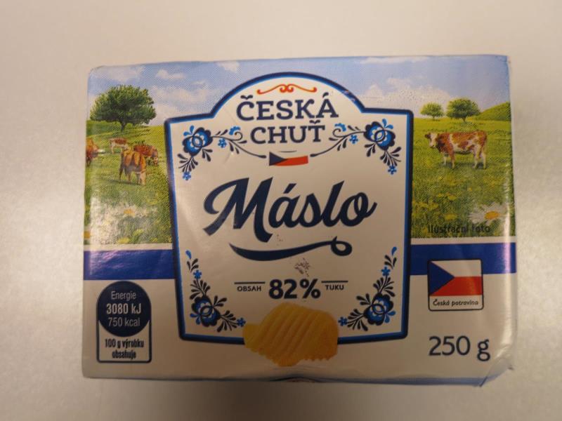ČESKÁ CHUŤ Máslo 82%