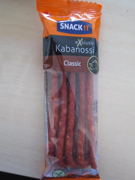 Snack IT Kabanossi Exklusiv Classic, 50g, vepřový