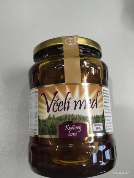 Včelí med, květový lesní