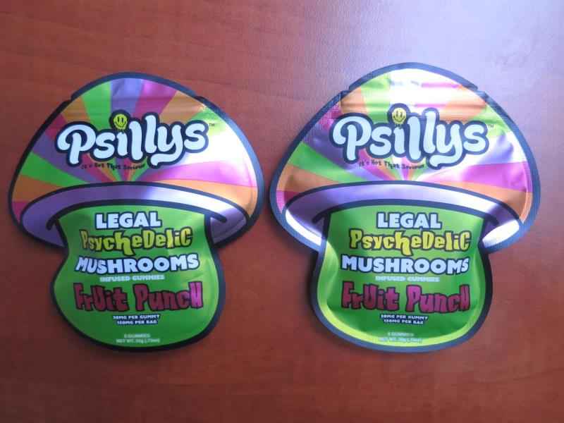 PSILLYS LEGAL PSYCHEDELIC MUSHROOMS INFUSED GUMMIES Fruit Punch