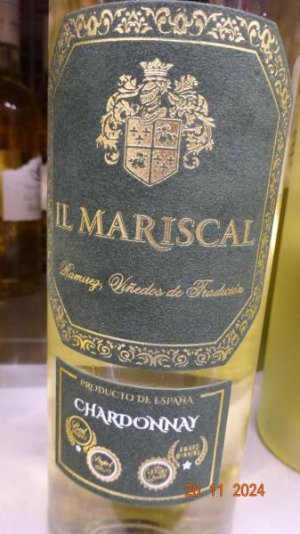 IL MARISCAL CHARDONNAY, bílé víno polosladké, alk.11,5%obj.