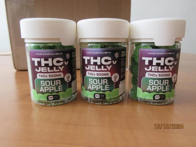 THCv JELLY SOUR APPLE, THCV 500 MG