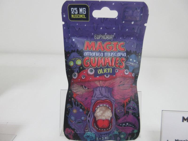 EUPHORIA MAGIC GUMMIES alien, Želé s muscimolem