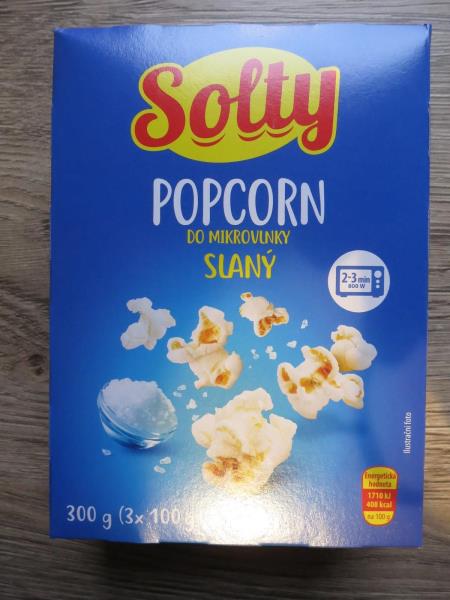 Solty POPCORN SLANÝ -  Kukuřice k přípravě popcornu