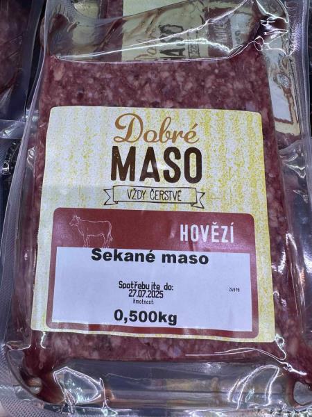 HOVĚZÍ SEKANÉ MASO á 500 g