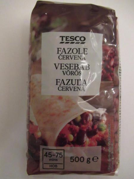 FAZOLE ČERVENÁ TESCO