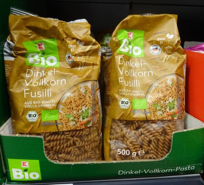 K Bio Dinkel-Vollkorn Fusilli 