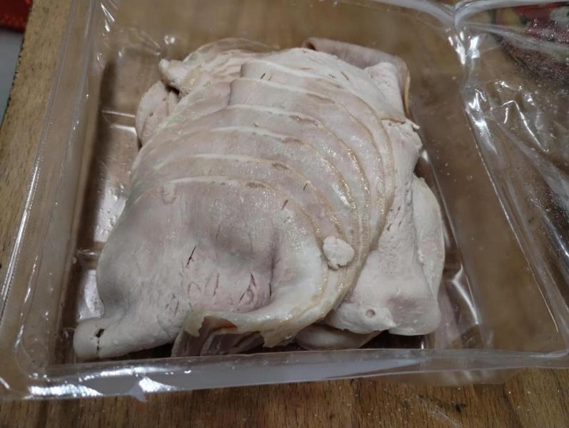 Plátky nářezák kladenská pečeně (VV), masný výrobek tepelně opracovaný, zauzený